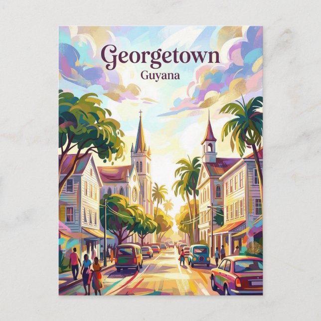 Georgetown City Guyana Postcard (Front)
