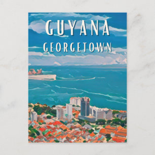 Georgetown, Guyana's colorful capital Postcard