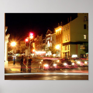 Georgetown Night 8x10 Poster