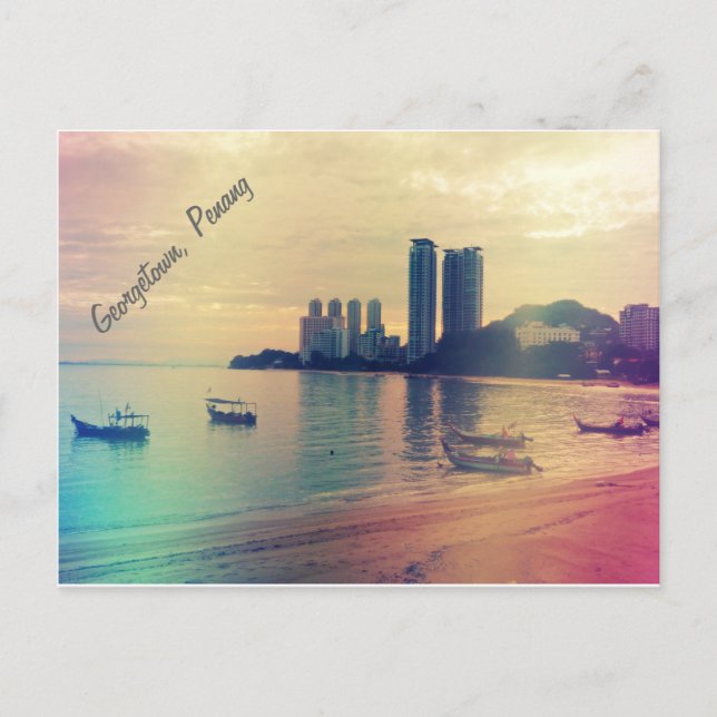 Georgetown, Penang postcard (Front)