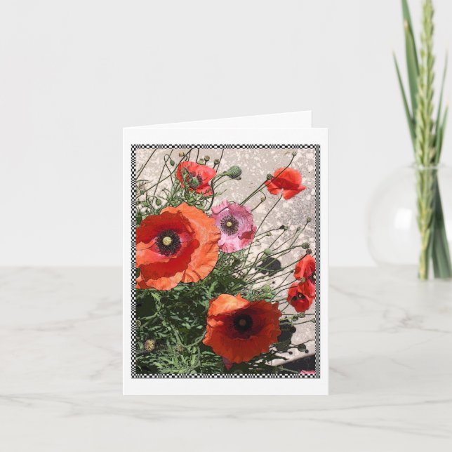 Georgetown Poppies I Card (Front)