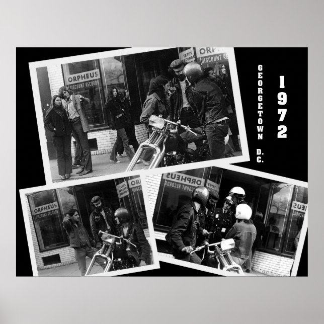 Georgetown, Washington, D.C. 1972 Poster (Devant)