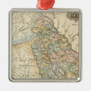 Georgia 13 metal ornament