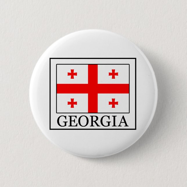Georgia 2 Inch Round Button (Front)