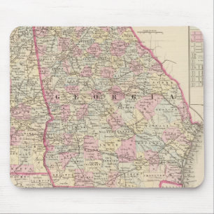 Georgia, Alabama Mouse Pad