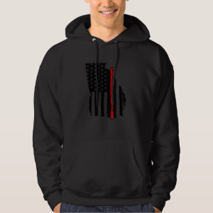 Georgia American Flag State Map Pride Patriotic 4t Hoodie