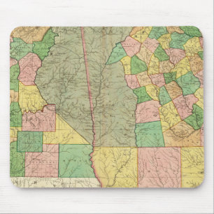 Georgia and Alabama 2 Mouse Pad