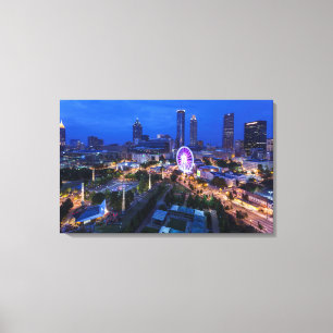 Georgia, Atlanta, Centennial Olympic Park Canvas Print