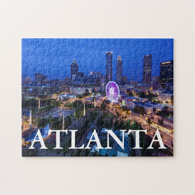 Georgia, Atlanta, Centennial Olympic Park Jigsaw Puzzle (Horizontal)