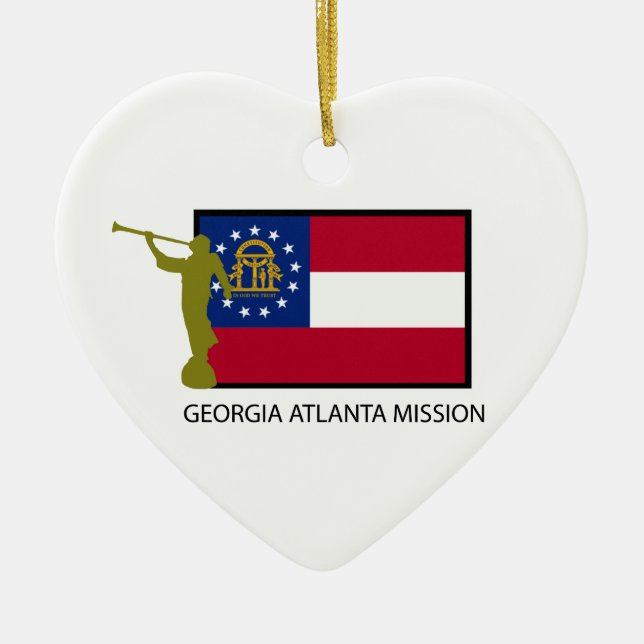 GEORGIA ATLANTA MISSION LDS CTR CERAMIC ORNAMENT (Front)