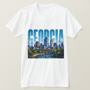 Georgia Atlanta Skyline Southern City Adventure T-Shirt