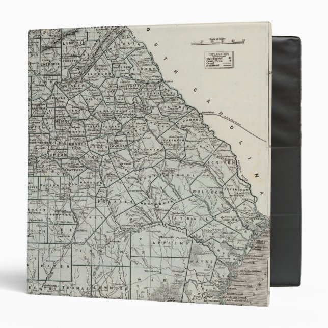 Georgia Atlas Map Binder (Front/Inside)