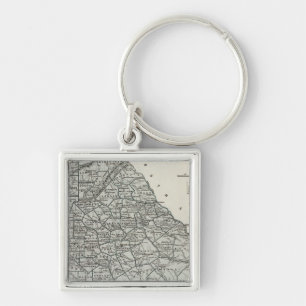 Georgia Atlas Map Keychain