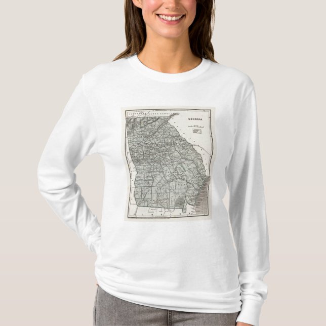 Georgia Atlas Map T-Shirt (Front)