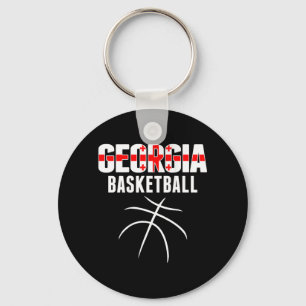 Georgia Basball Fans Jersey - Georgian Flag Sport Keychain