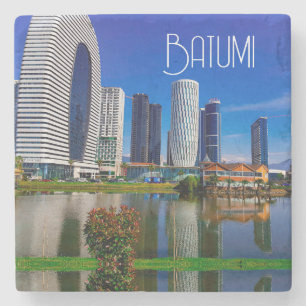 Georgia Batumi Architecture Landscape Stone Coaster