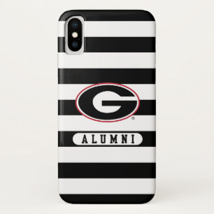 Georgia Bulldogs Alumni   Stripes iPhone X Case