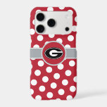Georgia Bulldogs Logo | Polka Dots<br><div class="desc">Show off your Georgia spirit with these Bulldog OtterBox phone cases! This design is officially licensed artwork from the University of Georgia.</div>
