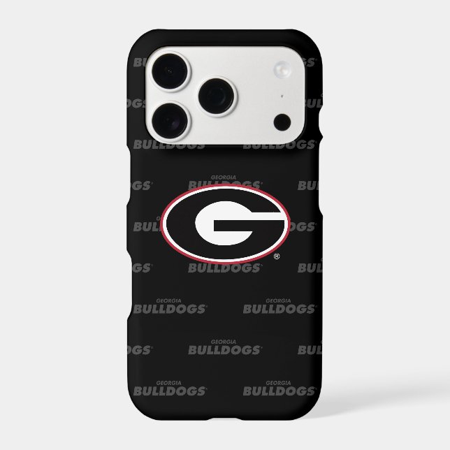 Georgia Bulldogs Logo | Watermark Pattern (Back)