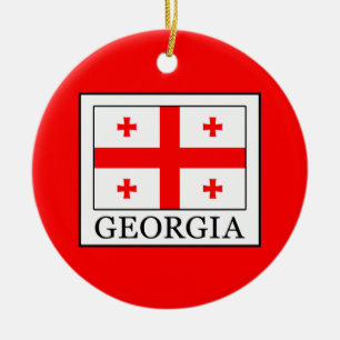 Georgia Ceramic Ornament