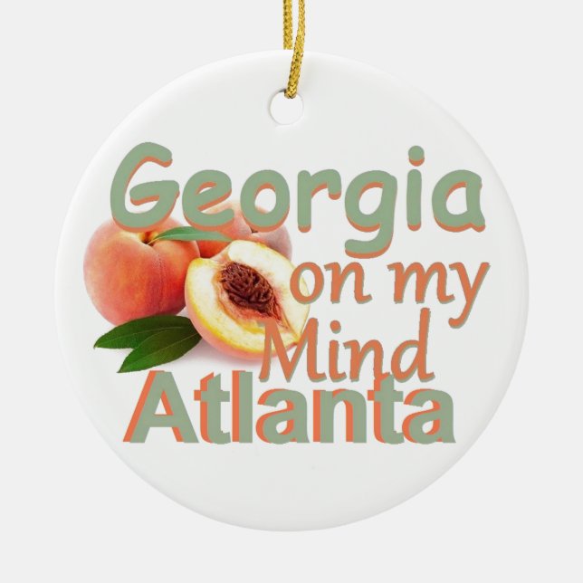 GEORGIA CERAMIC ORNAMENT (Front)