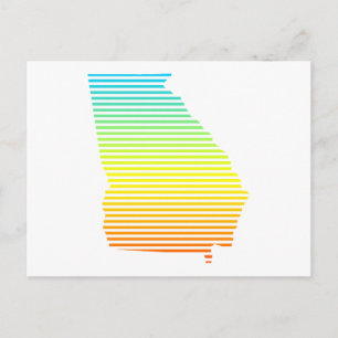 georgia chill fade postcard