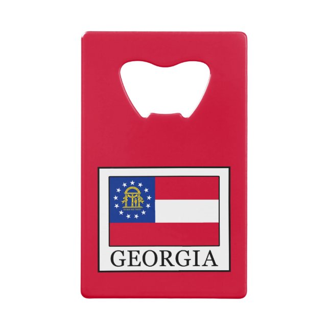 Georgia Credit Card Bottle Opener (Front)