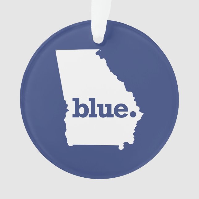 Georgia Democrat Ornament (Front)