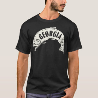 Georgia Fish Wordmark Tan T-Shirt