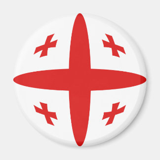 Georgia Fisheye Flag Magnet