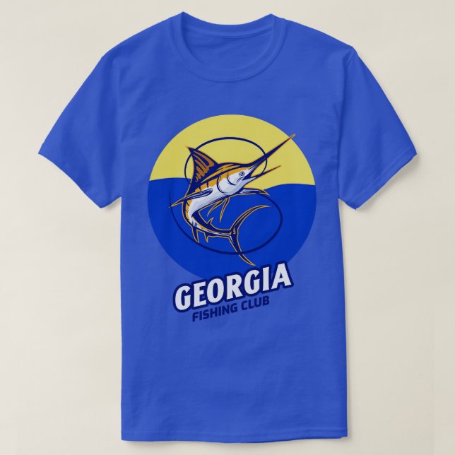 Georgia Fishing T-Shirt (Design Front)