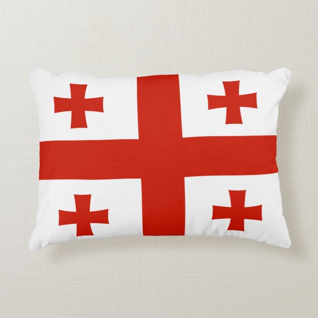 Georgia flag accent pillow (Front)