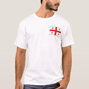Georgia Flag and Map T-Shirt