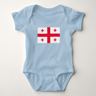 Georgia Flag Baby Bodysuit
