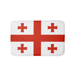 Georgia flag bath mat