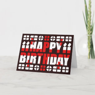 Georgia Flag Birthday Card