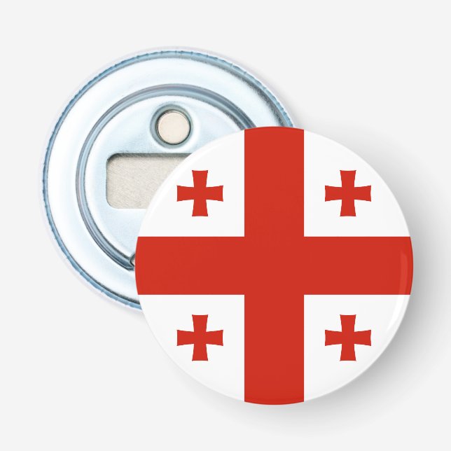 Georgia flag bottle opener (Front)