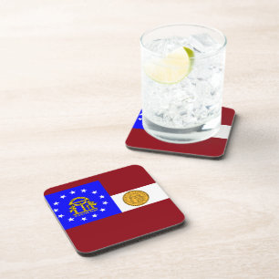 Georgia flag coaster