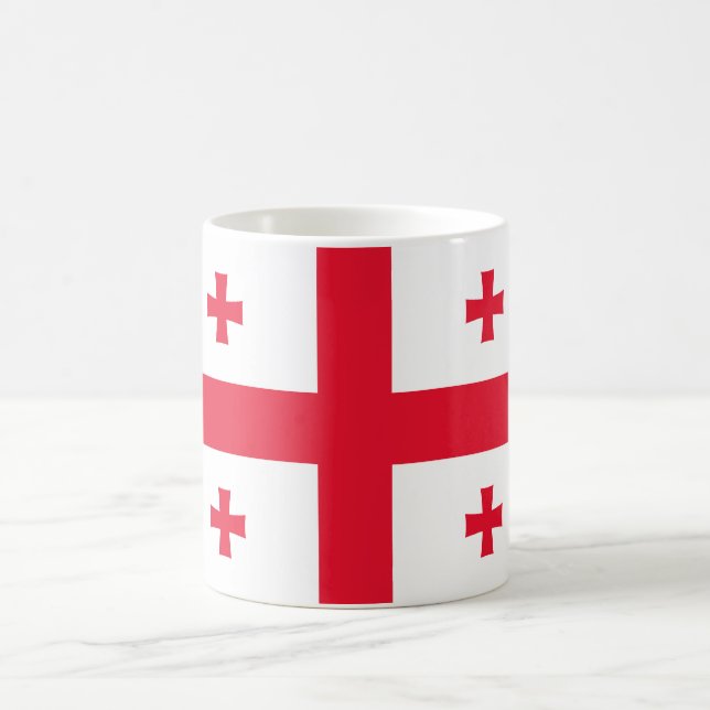 Georgia Flag Coffee Mug (Center)