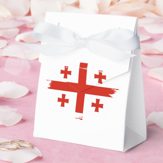 Georgia flag favor box (Wedding)