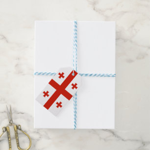 Georgia flag gift tags