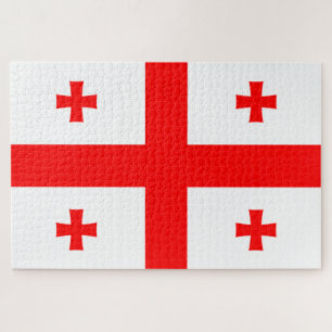 Georgia Flag Jigsaw Puzzle