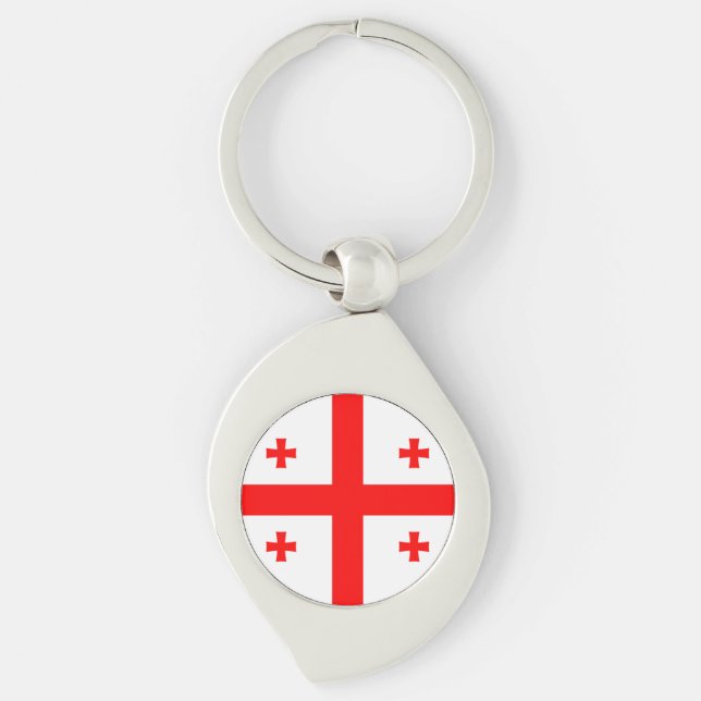 Georgia Flag Keychain (Front)