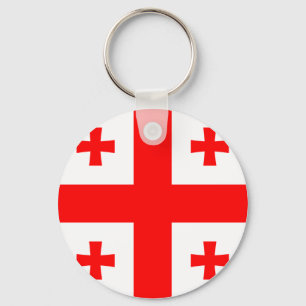 Georgia Flag Keychain
