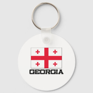 Georgia Flag Keychain