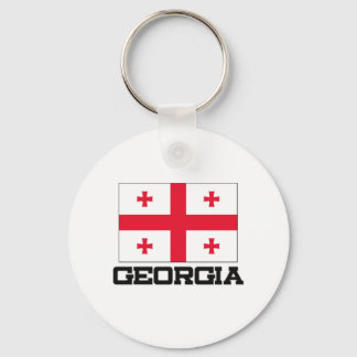 Georgia Flag Keychain