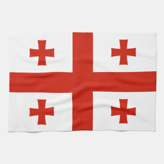 Georgia flag kitchen towel (Horizontal)
