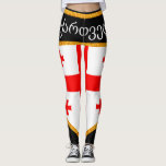 Georgia Flag Leggings<br><div class="desc">Georgia Flag</div>