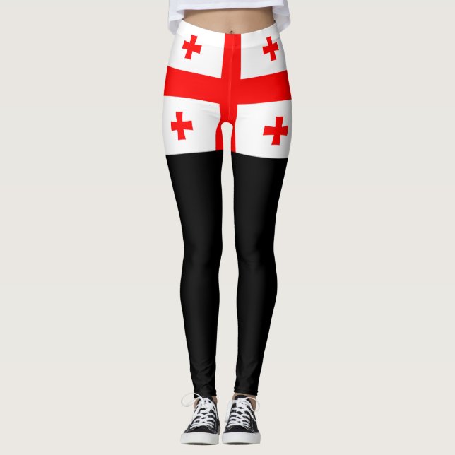 Georgia flag leggings (Front)