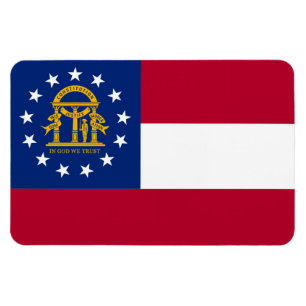 Georgia flag magnet